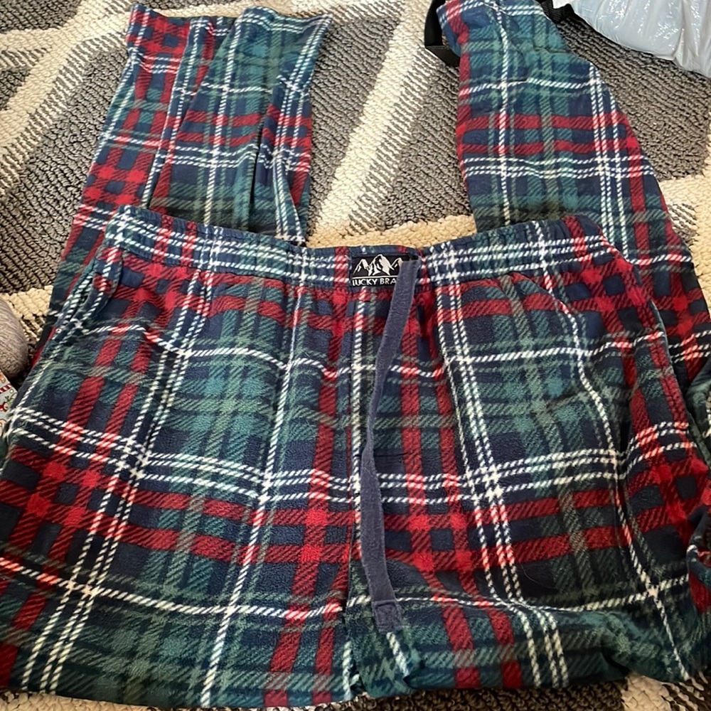 lucky mens plaid pants